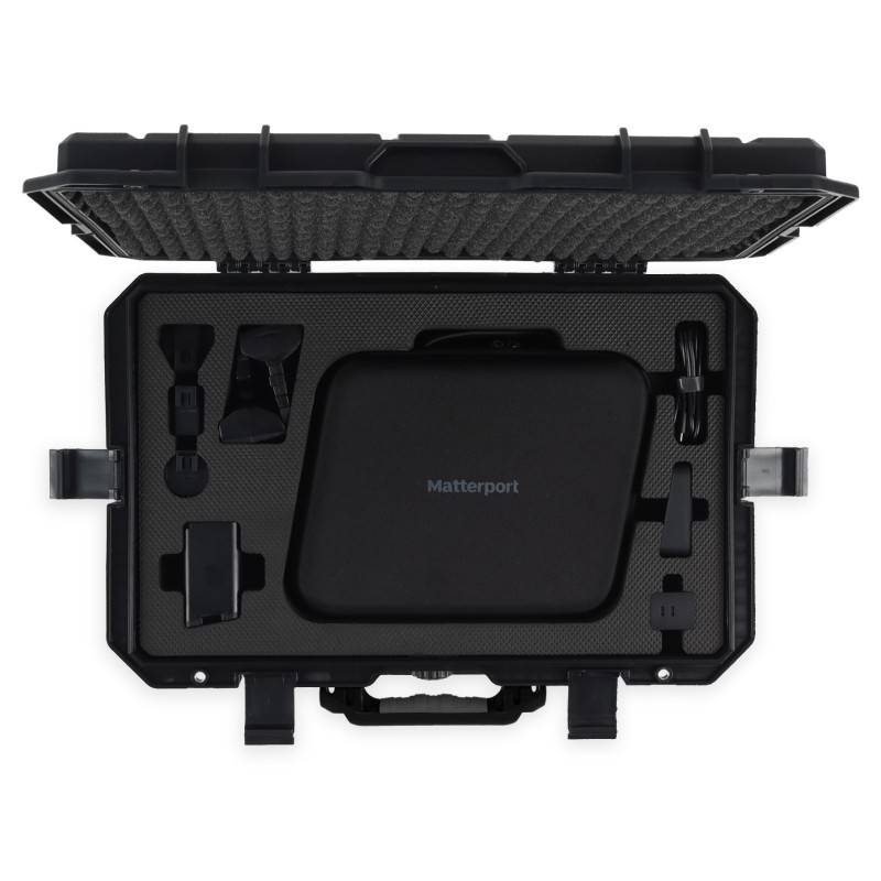 Valise de transport Matterport PRO3 - poignée et mousse de protection