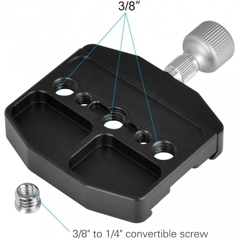 Pince de Fixation à Dégagement Rapide pour Trépied et Matterport Pro2