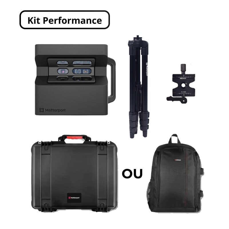 Kit Matterport PRO2 Bundle valise - Caméra 3D PRO2 et accessoires