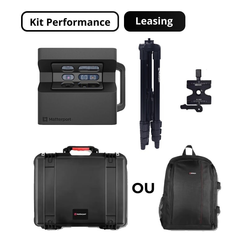 Kit Matterport PRO2 performance leasing  Caméra 3D PRO2 et accessoires